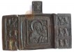 Складень трехстворчатый: Богоматерь Смоленская. Избранные праздники