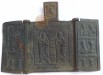 Складень трёхстворчатый: Святитель Власий и Афанасий Великий. Избранные святые