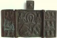 Складень трёхстворчатый: Великомученица Параскева. Избранные святые
