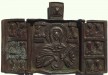 Складень трёхстворчатый: Великомученица Параскева. Избранные святые