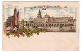 Krakow.  Sukiennice.  Kosciol  Maryacki.